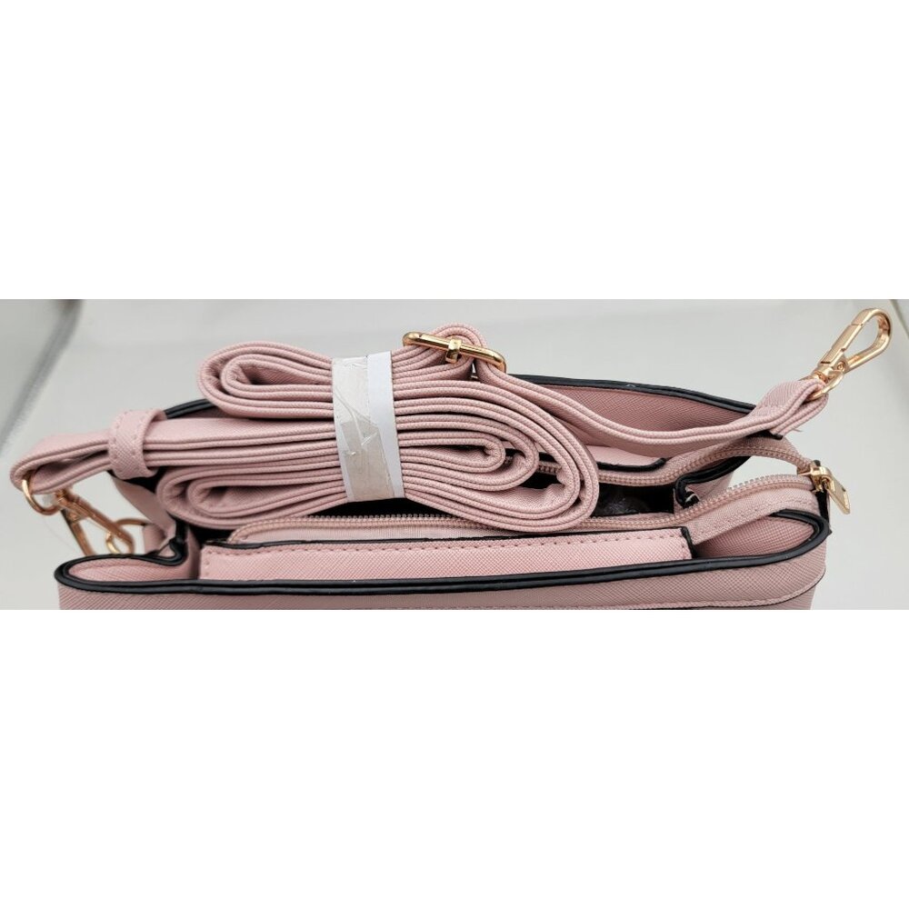Marilyn Monroe Pink Handbag Small Faux Leather Gold Accents New - Picture 6 of 13